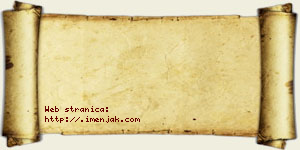 Dina Poznan vizit kartica